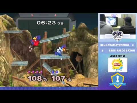 HFLAN 2017 - Adamayonmike (White Falco) vs. Baxon (Red Falco) - Losers Top 16 - Melee Singles