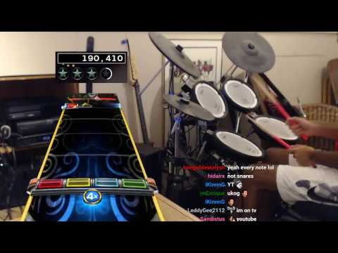 1st Ever Through the Fire and Flames BRUTAL Pro Drums 100% FC