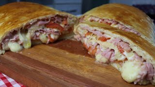 THIS STUFFED BREAD IS SO EASY TO MAKE, YOU CAN'T BELIEVE IT!