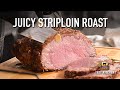 Garlic & Rosemary Studded NY Strip Roast Recipe