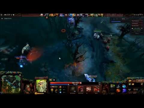 DotA 2: Pudge vs Invoker mindgame. Who wins? [~1080p]