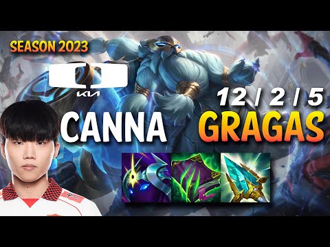 DK Canna GRAGAS vs GWEN Top - KR Ranked