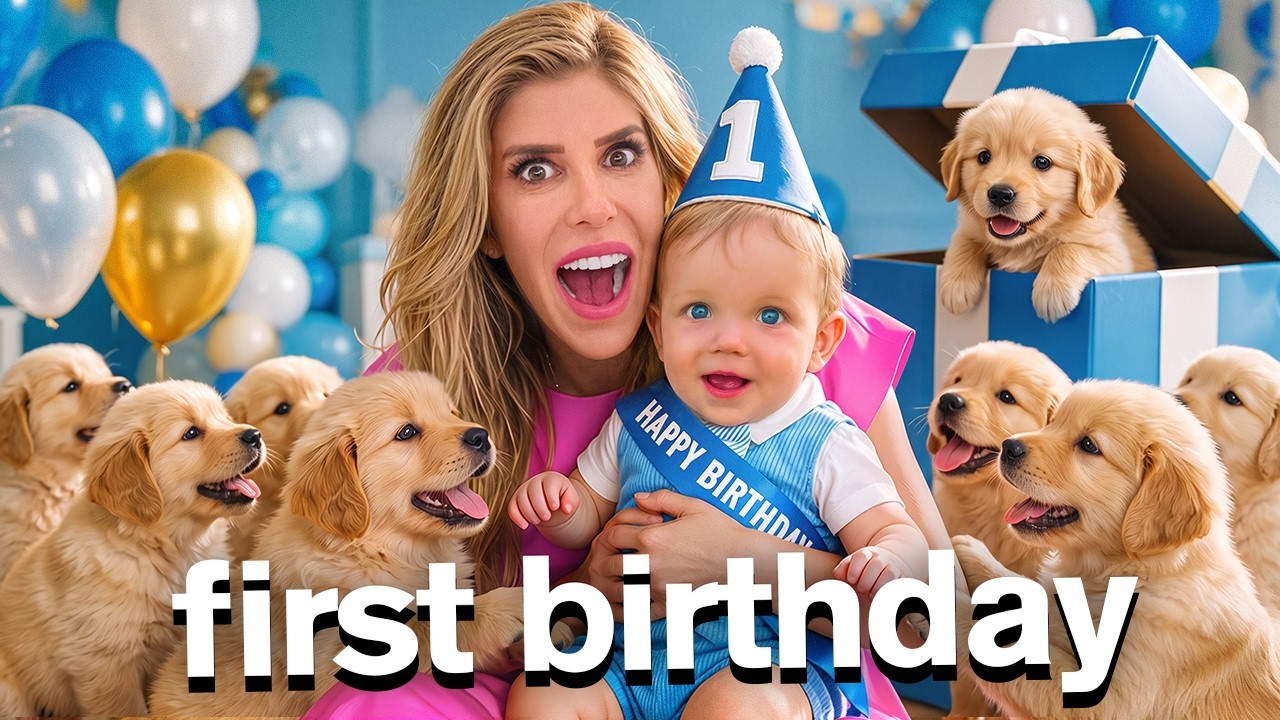 Our Baby’s EPIC 1st Birthday SURPRISE!