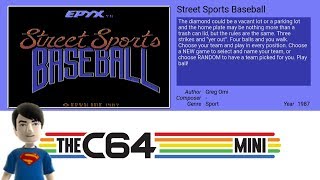 The C64 MINI Games - Street Sports Baseball