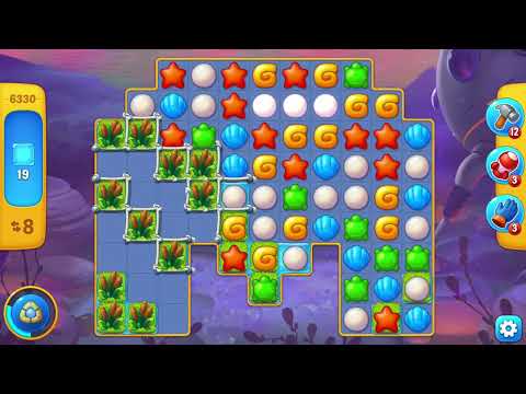 [FISHDOM Walkthrough] Level 6330 Hard (Qua màn - Fishdom)