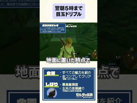 【ブレワイ】朝の５時まで目玉を返さない男 #shorts #ゼルダの伝説 #botw