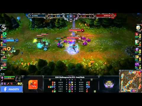 SK-Gaming Vs. Dignitas UK Map 1 - Semi-finals - EUW Challenger Series #15