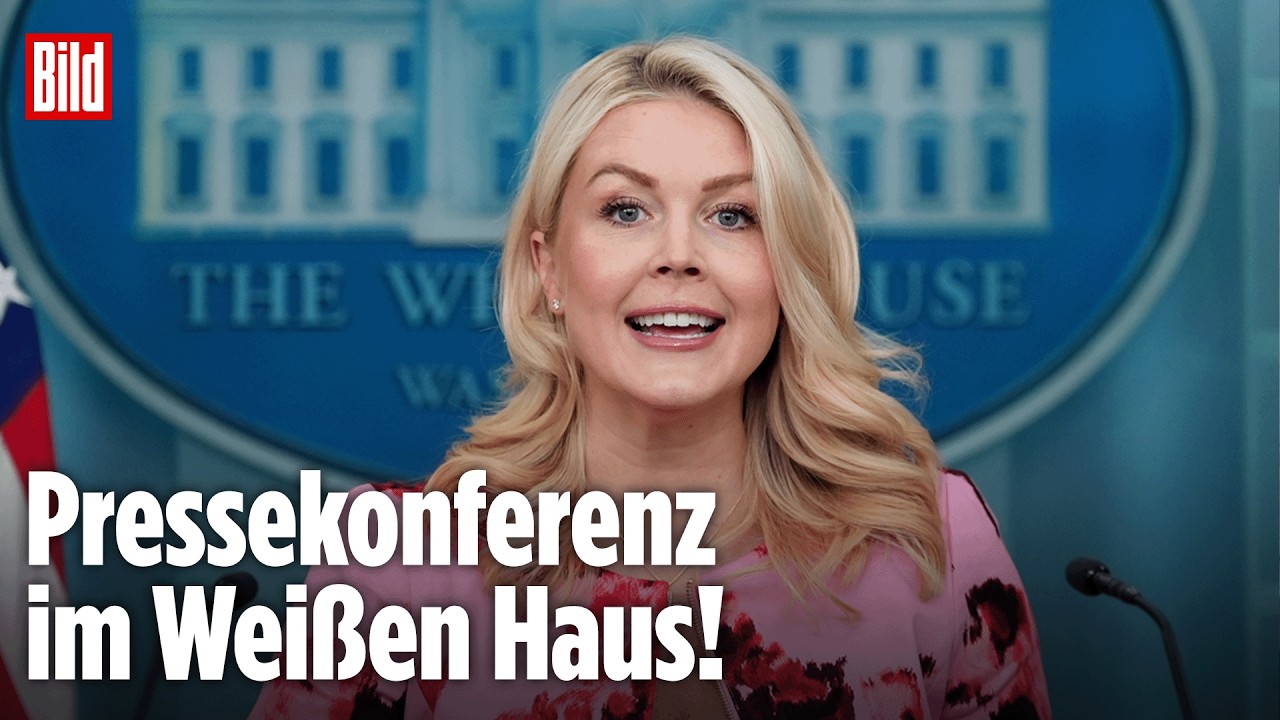 TRUMPS PRESSESPRECHERIN SPRICHT: Nach der Waffenruhe in der Nacht live bei BILD