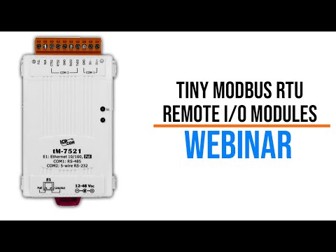 Tiny Modbus RTU Remote I/O Modules