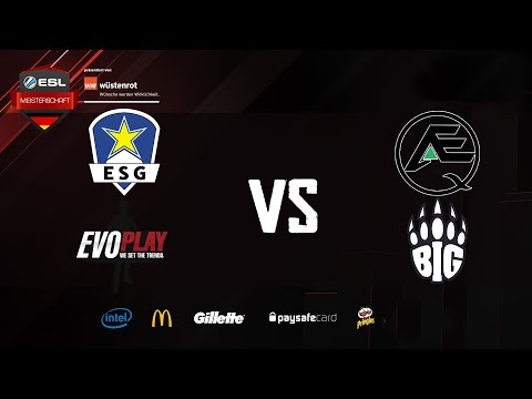ESL MEISTERSCHAFT LOL - ESG vs AEQ / EVO vs BIG - DIV 1