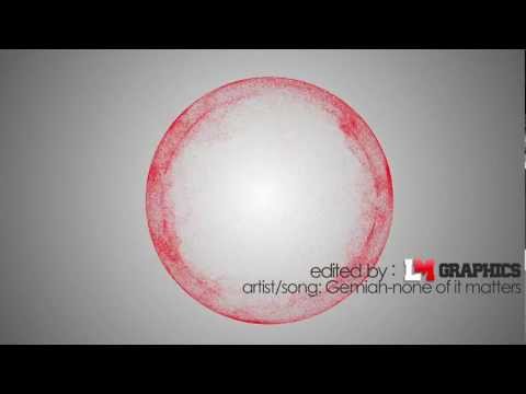 Gemiah - None of it Matters | Typography