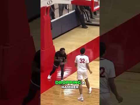 Pearland's Byron Bibbs went coast to coast and then took flight on this dunk