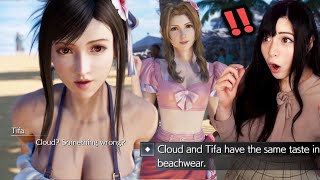 TIFA AND AERITH IN SWIMSUITS! + Rejecting Yuffie in joining | Final Fantasy VII Rebirth Reactions