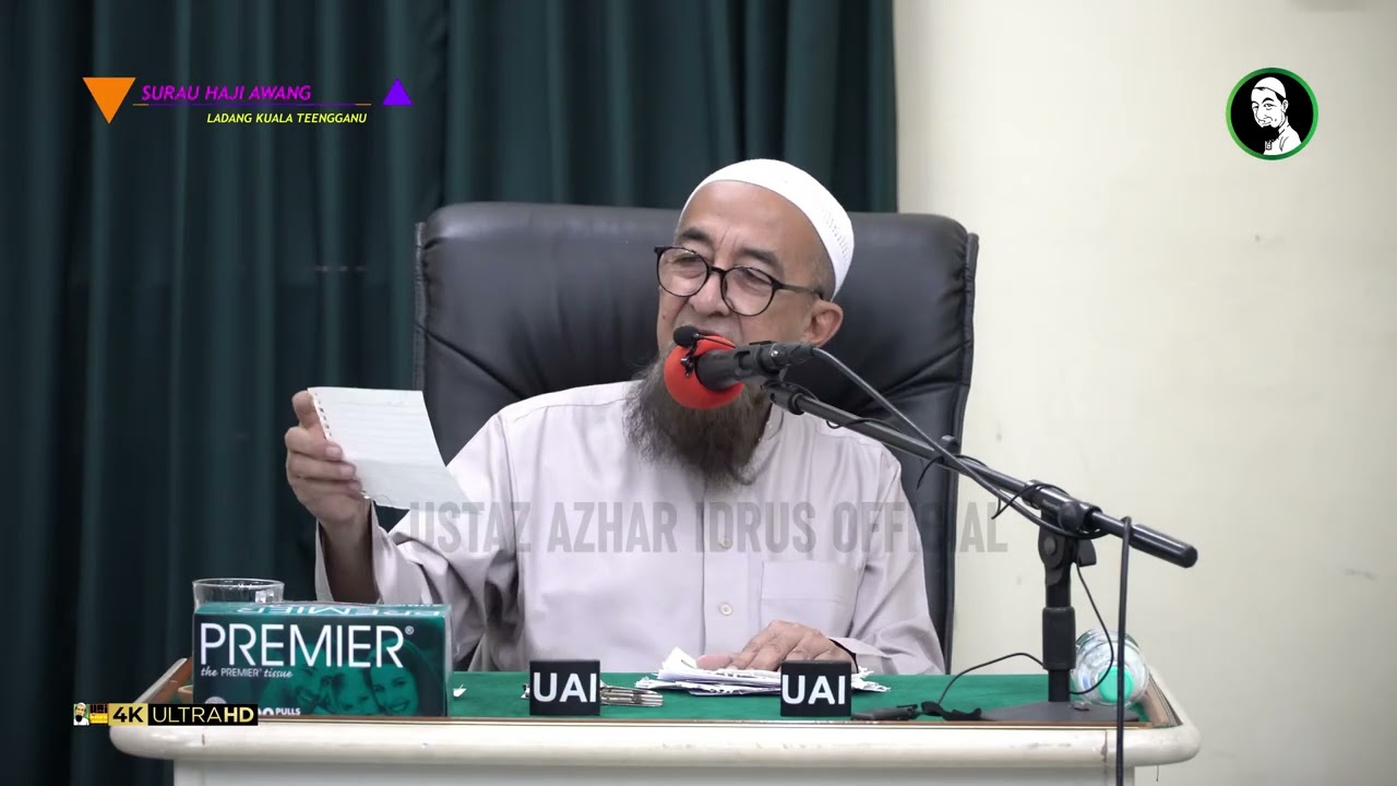 Hukum Letak Buku Ada Nama ALLAH Di Atas Lantai - Ustaz Azhar Idrus