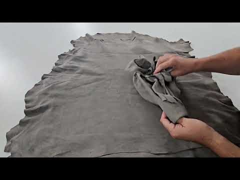 GREY SUEDE FOR GARMENTS  1102