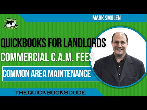 , title : 'Common Area Maintenance Fees In QuickBooks