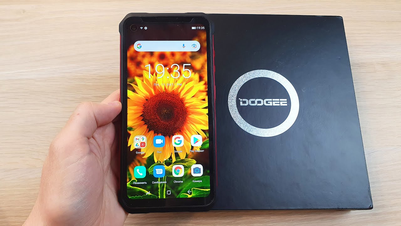 Смартфон Doogee V10 8/128 GB Черно-красный
