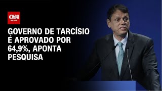 Vídeo: Paraná Pesquisas: Governo Tarcísio é aprovado por 64,9% dos paulistas | CNN NOVO DIA