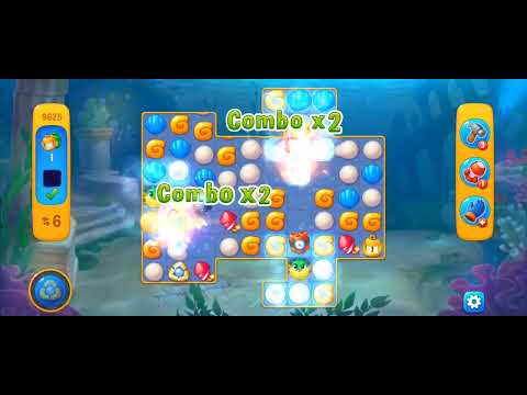 Fishdom Easy Level 9625 (with ingame lightning booster) @choraelmin