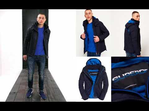 Superdry Pop Zip Hooded Arctic SD Windcheater Jacket