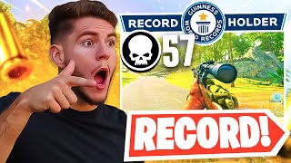 57 KILLS !! JE REAGIS au RECORD DU MONDE en SOLO sur WARZONE !!