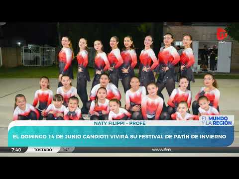 El domingo 14 de junio Candioti vivirá su Festival de Patín de Invierno | Naty Filippi - Profe