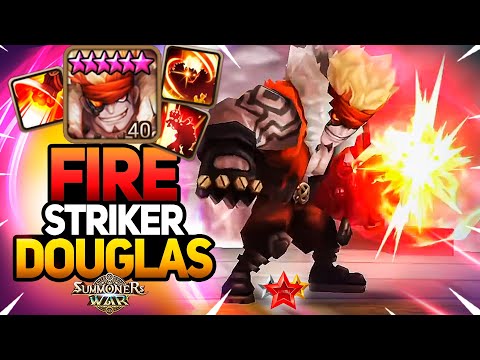 He Tries To Play with DOUGLAS (Fire Striker) - Summoners War