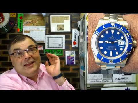 PAID WATCH REVIEWS - Rolex Gold Submariner Smurf - 20SE6