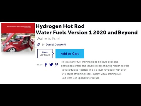 Hydrogen Hot Rod Water Fuels Version 1 2020 and Beyond