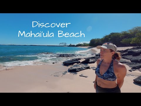 Discover Mahai'ula Beach in North Kona, Hawaii Island and be ALONE