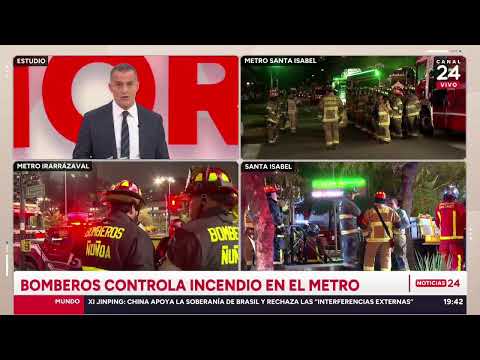 AHORA | Bomberos controla incendio en el Metro