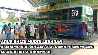 Download lagu ARUS BALIK MUDIK LEBARAN ALLHAMDULILLAH ALS 356 RAMAI PENUMPANG MENUJU KOTA CIKAMPEK❗ mp3
