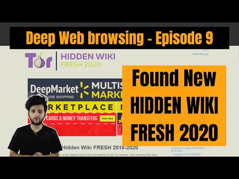Found New || HIDDEN WIKI FRESH 2020 || deep web browsing - Episode 9 (In Hindi)