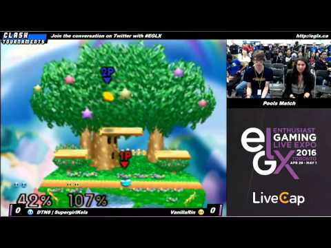 EGLX - SuperGirlKels vs VanillaRin - Smash 64