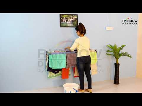 Stainless Steel Minimiser Wall Clothes Dryer, For Home