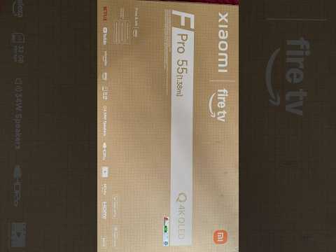 “Xiaomi F Pro 55 Inch Fire OS 4K QLED TV Unboxing 🔥 Big Billion Days Offers”