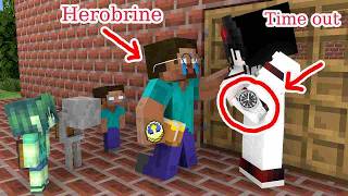 The Story of Herobrine and the Two Thieves - Minecraft Animation 😁👍