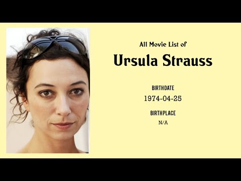 Ursula Strauss Movies list Ursula Strauss| Filmography of Ursula Strauss