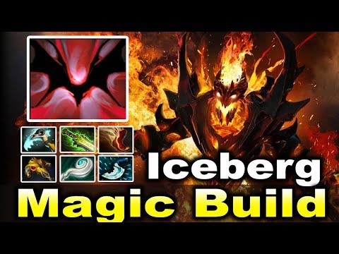 Iceberg [Shadow Fiend] Magic Build 43000 Damage NonStop Raze Dota2 7.22
