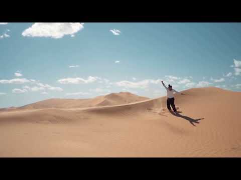 An Aerial Footage Of Crashing Waves