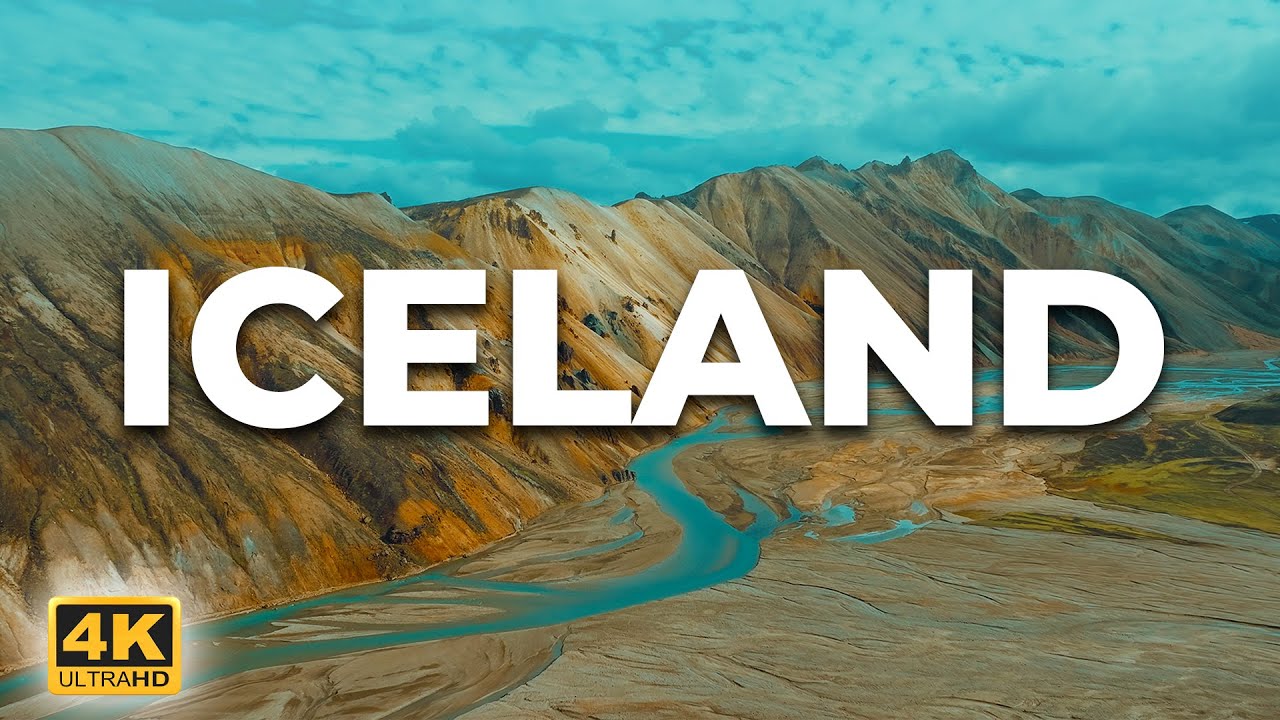 Iceland Drone Footage 4K | Iceland Landscape Aerial UHD