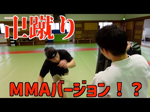 躰道の中野先生直伝「卍蹴りMMA仕様」がヤバかった