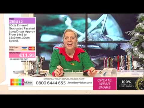How to Make Beaded Jewellery Christmas Day Show!: JewelleryMaker LIVE 25/12/2014