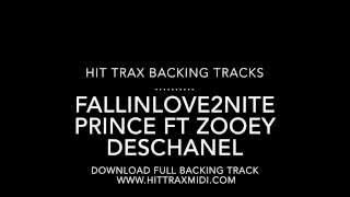 Fallinlove2nite (in the style of) Prince Feat Zooey Deschanel  MIDI File MP3 Backing Track