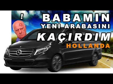 Babamin YENI MERCEDES arabasını kaçırdım, KAZA YAPTIM! BABAM KIZDI!