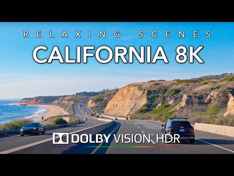 Driving Southern California 8K Dolby Vision 8K - Laguna Beach to Palos Verdes