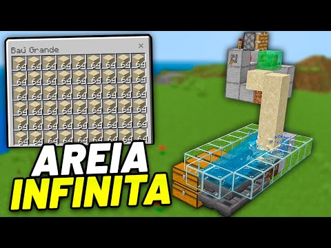 MELHOR FARM de AREIA para Minecraft Bedrock 1.21 – Muito Rápida