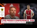 ?️  LIVE 18:00 | Persconferentie Maurice Steijn & Kenneth Taylor voor AEK Athene - Ajax