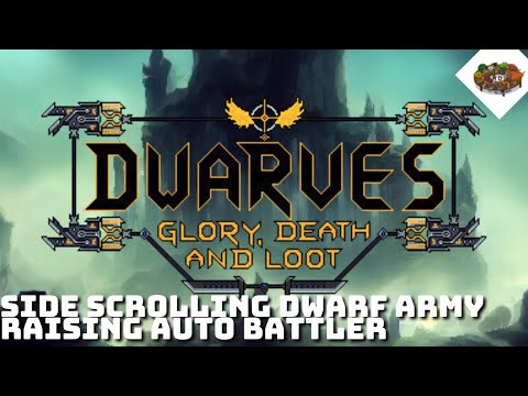 Side Scrolling Dwarf Army Raising Auto Battler | Dwarves: Glory, Death, and Loot