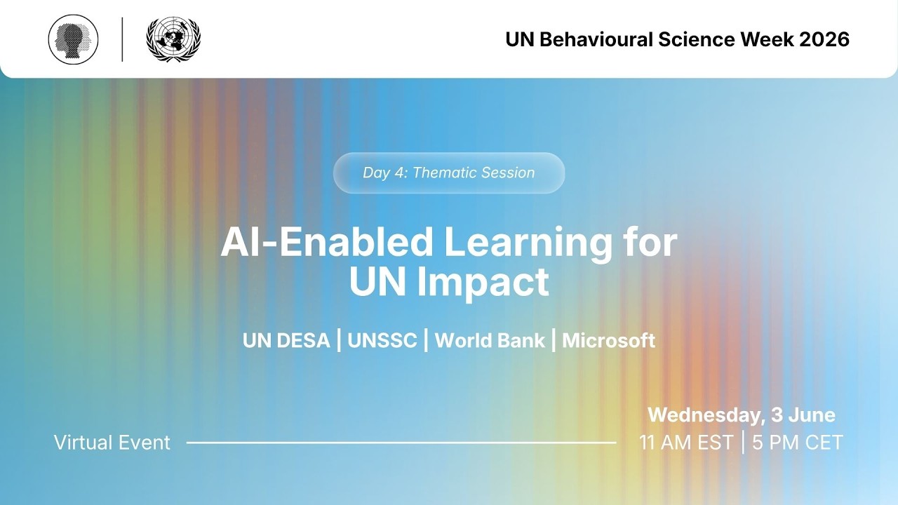 AI-Enabled Learning for UN Impact
